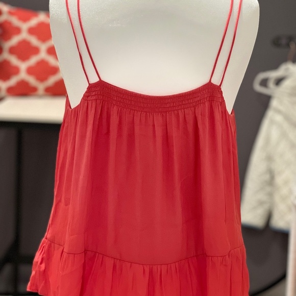 GAP Coral Ruffled Camisole Sleeveless Top (NWT) - Picture 2 of 6